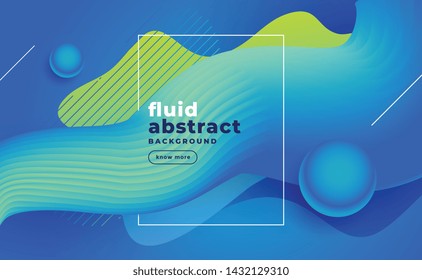 abstract blue fluid background design