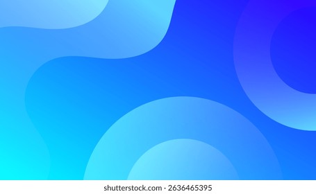 Abstract blue fluid background. Used to decorate advertisements, publications, Eps10 vector
