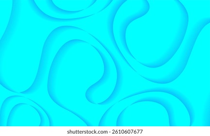 Abstract Blue Fluid Background Wallpaper