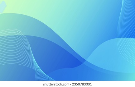 Abstract blue fluid banner template background. Dynamic shapes composition. Eps10 vector