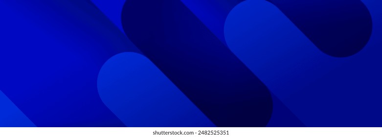 Fondo Abstractas del diseño del Anuncio geométrico del gradiente del fluido azul.