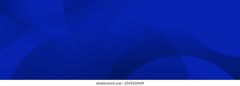 Abstract Blue fluid gradient Geometric banner design background.