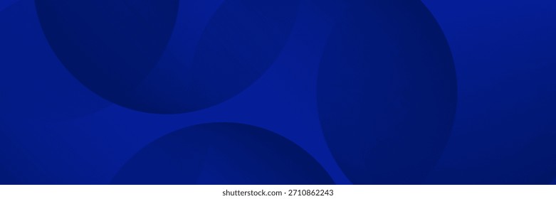 Abstract Blue fluid gradient Geometric banner design background.