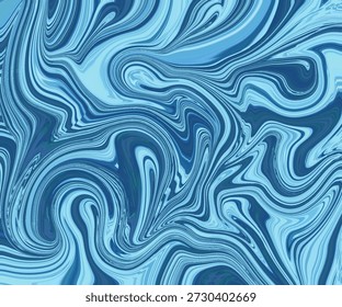 Textura de mármore fluido azul abstrato com ondas fluidas suaves e movimento orgânico, ideal para fundos, arte, design, papel de parede, moderno, líquido, redemoinho