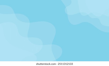 abstract blue fluid wave background vector design
