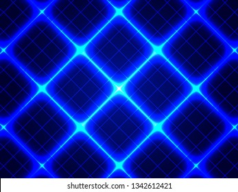 Abstract blue fractal background