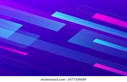 Abstract blue futuristic background. Vector illustration