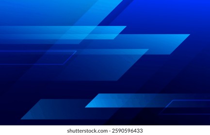 Abstract blue futuristic background. Vector illustration