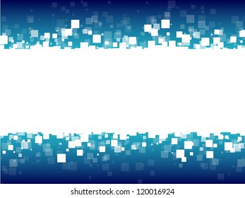 abstract blue futuristic background white squares