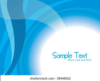 plano de fundo abstrato da onda futurista azul