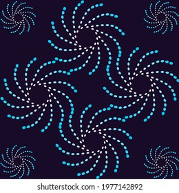 Abstract blue galaxy background Vector
