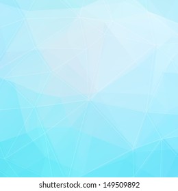 Abstract blue geometric background