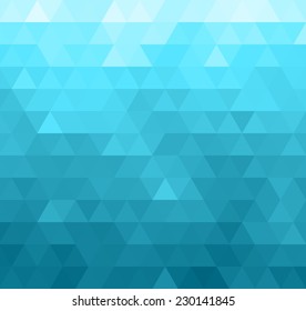 Abstract blue geometric background