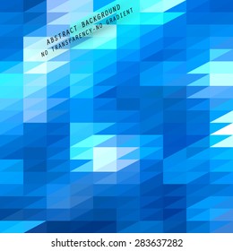 Abstract blue geometric background