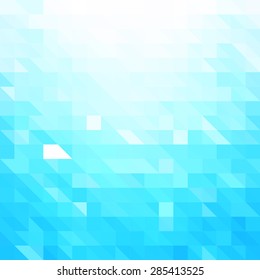 Abstract blue geometric background