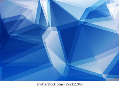 Abstract blue geometric background