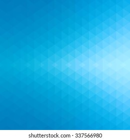 Abstract blue geometric background