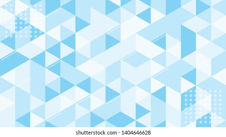 Abstract blue geometric background can use for design, background concept, vector.
