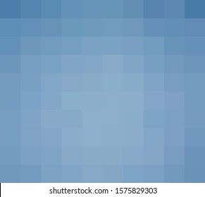Abstract Blue geometric Background, Creative Design Templates. Pixel art Grid Mosaic, 8 bit vector background.
