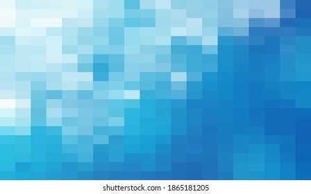 Abstrakter, geometrischer Hintergrund, kreative Design-Vorlagen. Pixel Art Grid Mosaik, 8-Bit-Vektorhintergrund.