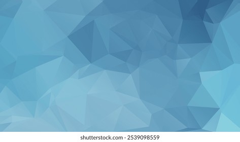 Abstract Blue Geometric Background Design
