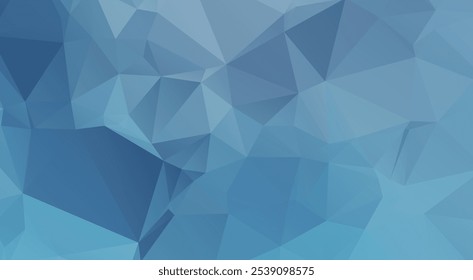 Abstract Blue Geometric Background Design