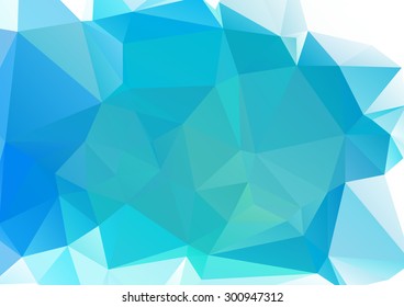 Abstract blue Geometric Background for Design
