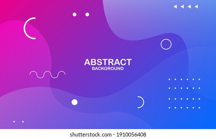 Fondo geométrico azul abstracto. Composición dinámica de formas. Ilustración del vector
