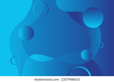 Abstract blue geometric background. Dynamic shapes composition. Template for poster, backdrop, book cover, brochure, and vector illustration. Eps10 vector