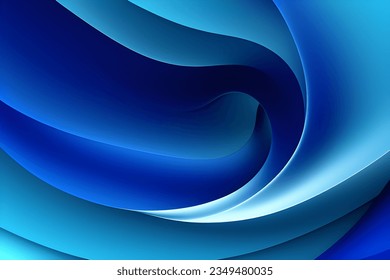 Abstract blue geometric background. Dynamic shapes composition. Vector illustration.