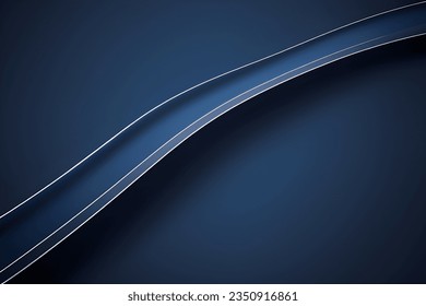 Abstract blue geometric background. Dynamic shapes composition. Vector illustration.