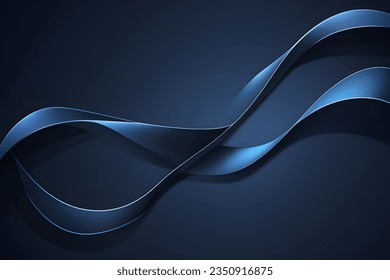 Abstract blue geometric background. Dynamic shapes composition. Vector illustration.