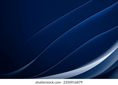Abstract blue geometric background. Dynamic shapes composition. Vector illustration.