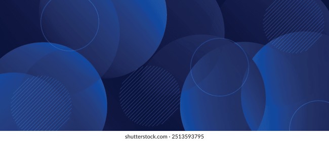 Abstrakter blauer geometrischer Hintergrund. Dynamische Formenzusammensetzung. EPS10-Vektor