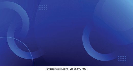 Abstract blue geometric background. Dynamic shapes composition. Eps10 vector