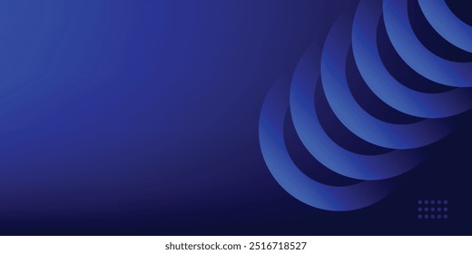 Fondo geométrico azul Abstractas. Composición de Formas dinámicas. Vector Eps10