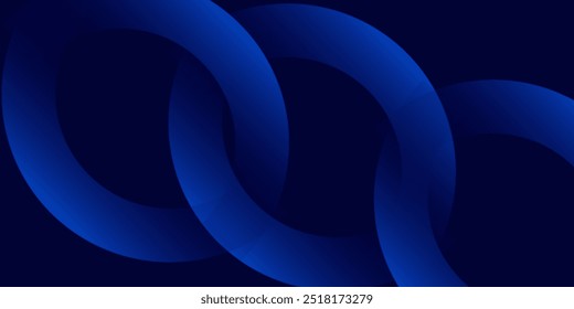 Abstract blue geometric background. Dynamic shapes composition
