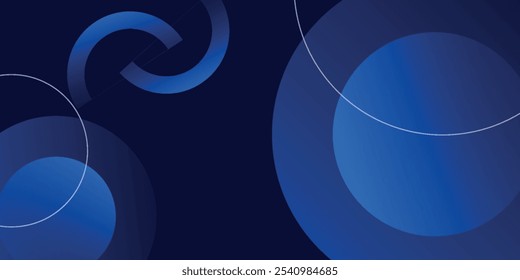 Abstract blue geometric background. Dynamic shapes composition. Eps10 vector