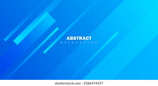 Abstract blue geometric background. Dynamic shapes composition. Cool background design for posters.