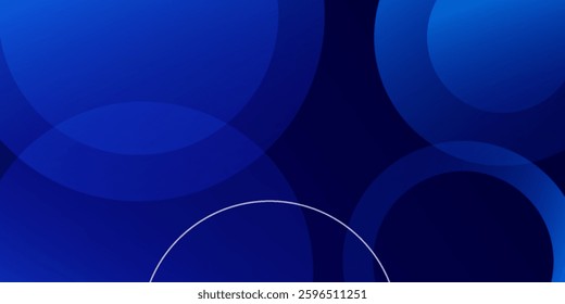 Abstract blue geometric background. Dynamic shapes composition. Eps10 vector