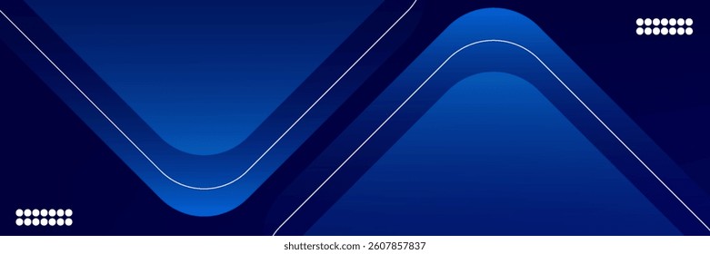 Abstract blue geometric background. Dynamic shapes composition. Eps10 vector