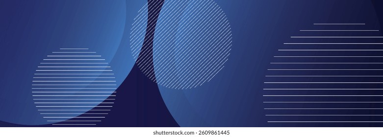 Abstract blue geometric background. Dynamic shapes composition. Eps10 vector