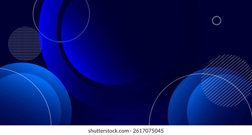 Abstract blue geometric background. Dynamic shapes composition. vector illustration. eps 10