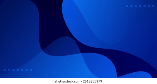 Abstract blue geometric background. Dynamic shapes composition. Eps10 vector