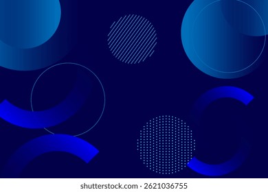 Fundo geométrico azul abstrato. Composição de formas dinâmicas. Eps10