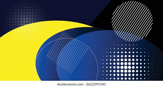 Fundo geométrico azul abstrato. Composição de formas dinâmicas. ilustração vetorial. eps 10