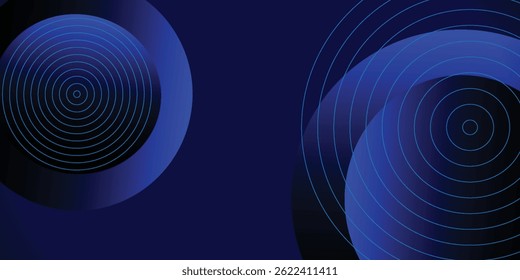 Abstract blue geometric background. Dynamic shapes composition. vector illustration. eps 10