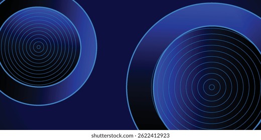 Fundo geométrico azul abstrato. Composição de formas dinâmicas. ilustração vetorial. eps 10