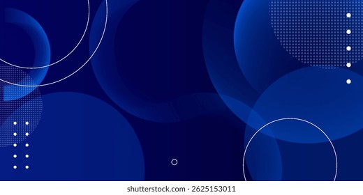 Fundo geométrico azul abstrato. Composição de formas dinâmicas. 