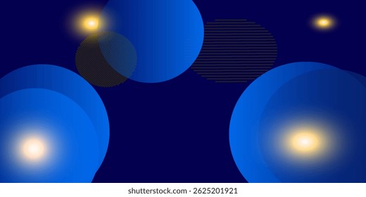Abstract blue geometric background. Dynamic shapes composition. vector illustration. eps 10